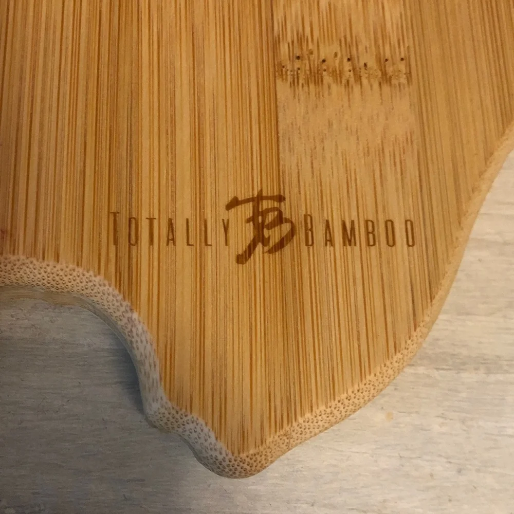 Totally Bamboo Texas State Shaped charcuterie Serving & Cutting Board Pls Read - Picture 3 of 5
